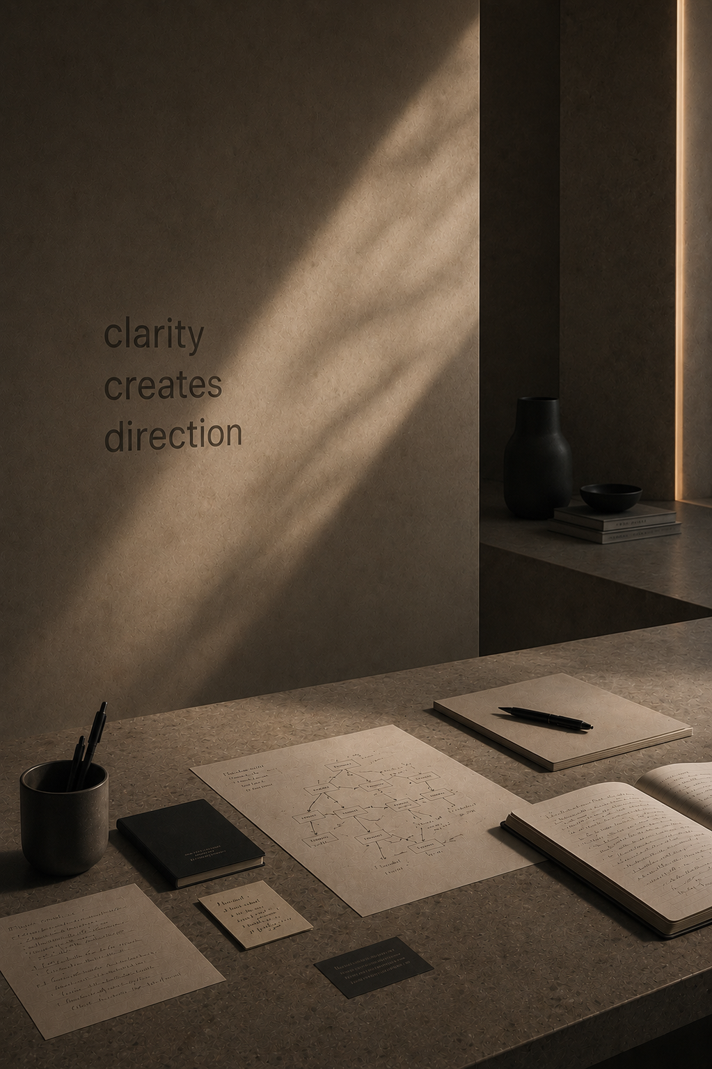 Clarity creates direction.